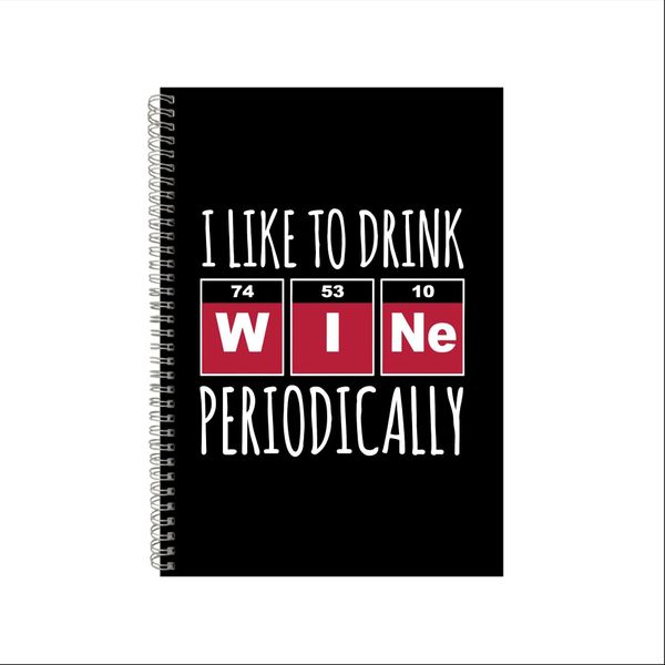 Wine Notebook Gift Idea A4 Notepad Pad 35