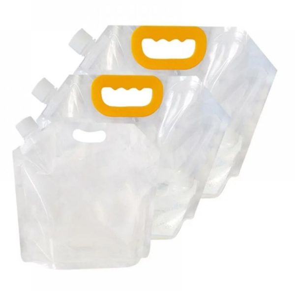 Synergy360 Standup Food Grain Liquid Storage Pouch with Spout 2.5L - 3 Piece