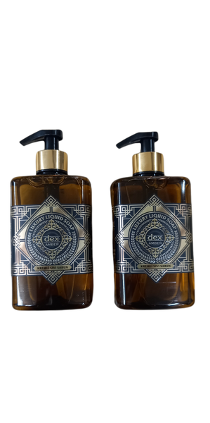 Dex - Luxury Liquid Soap Set of 2- Amber