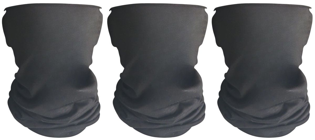 Neck Face Gaiter Multifunctional Head Neck Wear - 3 Pack Combo