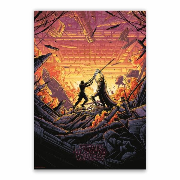 The Last Jedi Battle Poster - A1