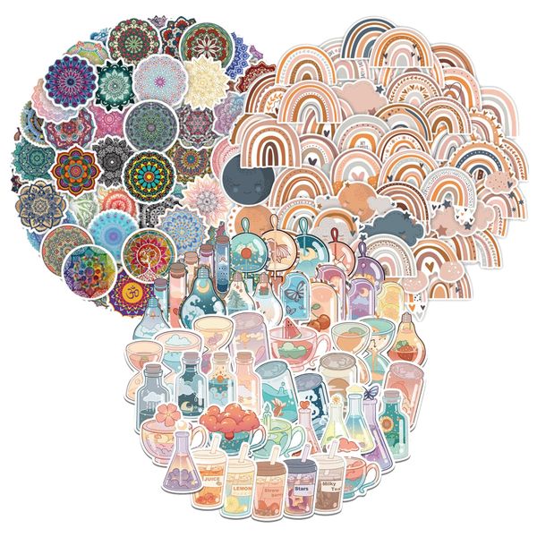 Craft Scrapbooking Mandala Kawaii Rainbow Multipurpose Sticker DIY Decor