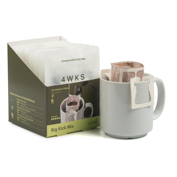 4WKS Big Kick Mix - 10 Compostable Coffee Drip Bags