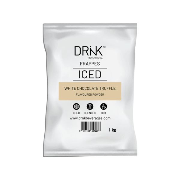 DRNK White Chocolate Truffle 1 kg - Premium Chocolate Coating &amp; Dessert Mix