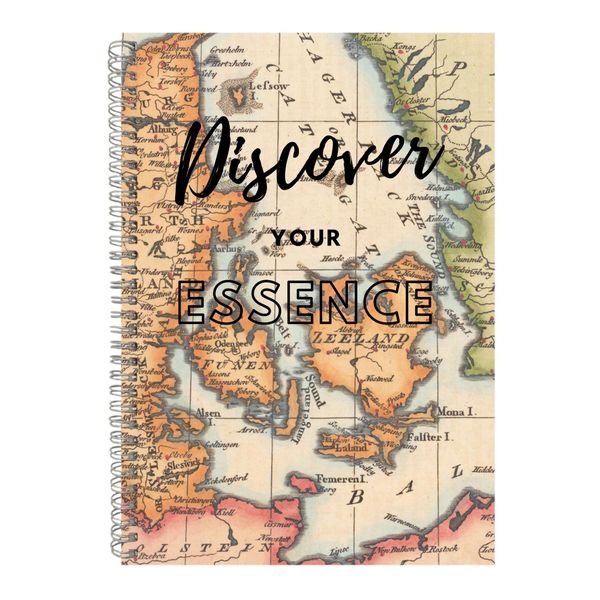Your Essence A4 Notebook Spiral Lined Personal Growth Graphic Notepad 088