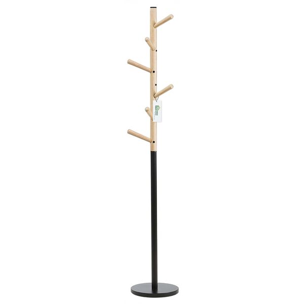 Greenwood Metal Freestanding Coat &amp; Hats Rack Clothes Hanger w/ 6 Hooks