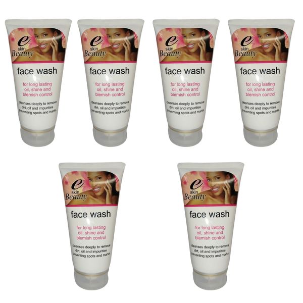 E-Beauty - Face Wash - Regular - 150ml Pack of 6