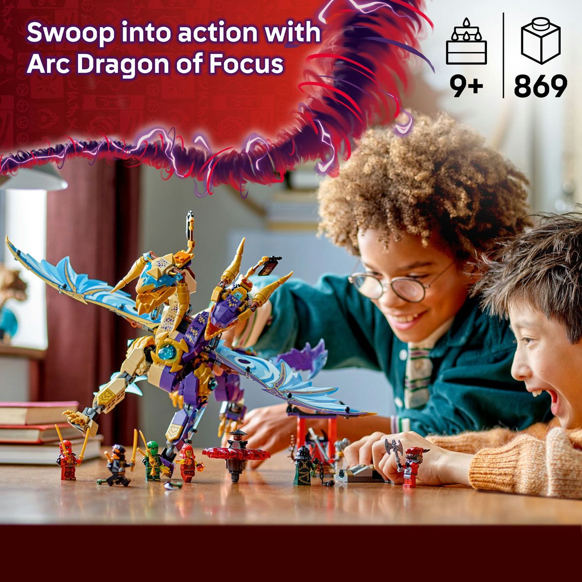 LEGO® NINJAGO® Arc Dragon of Focus Ninja Toy Set 71836 | Shop
