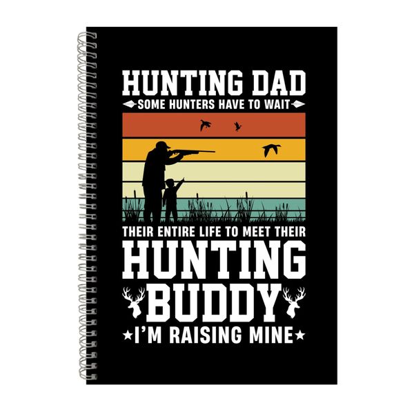 Hunting DAD Notebook Father's Day Gift Idea A4 Notepad Pad 62