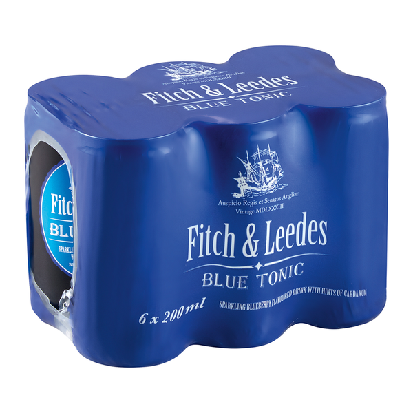 Fitch &amp; Leedes Blue Tonic - 6 x 200ml