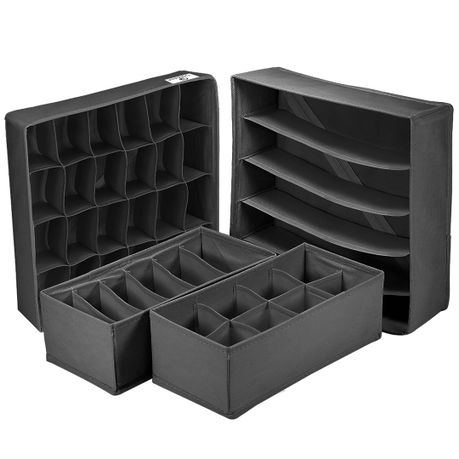 3 Set Bra and Underwear Organizer, Foldable Underwear Storage Box, Home  Underwear Storage Organizer Divider : : Home