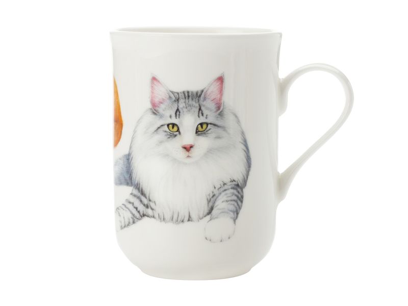 Maxwell and Williams Norwegian Forest Cat Mug 300ml