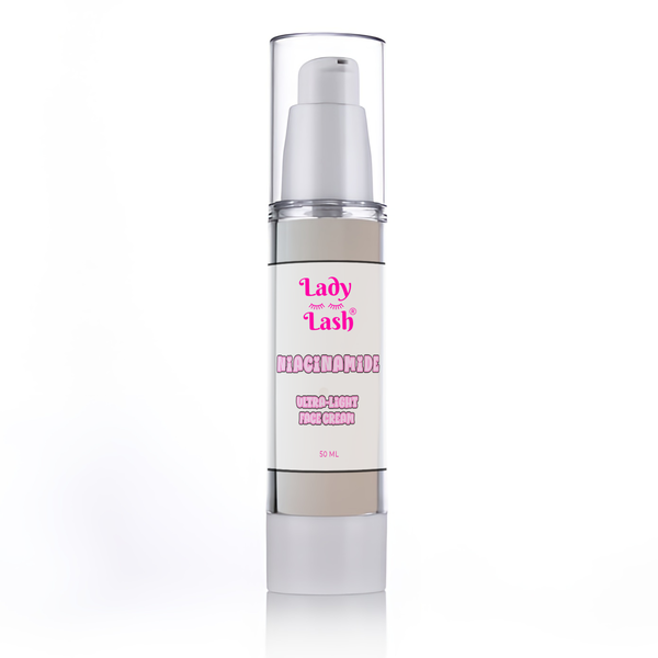 Lady Lash Ultra-Light Niacinamide Moisturising Face Cream - 50ml