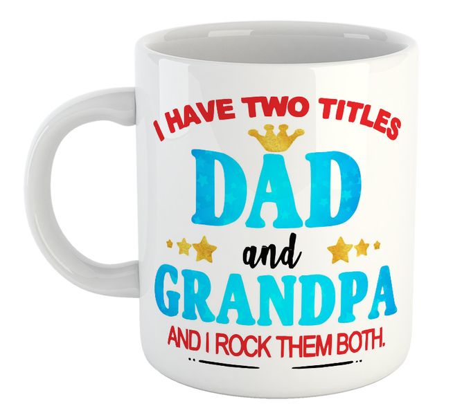 Dad and Grandpa Birthday Christmas Father's Day Gift Mug