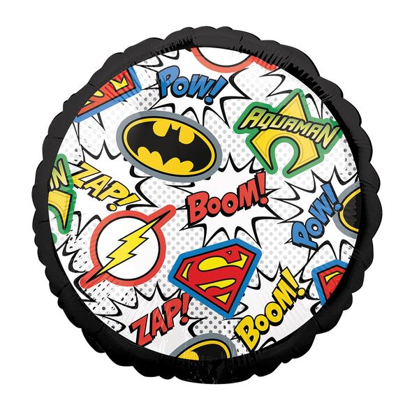 DC Comics Justice League - Logo's Round Foil Balloon (43cm)