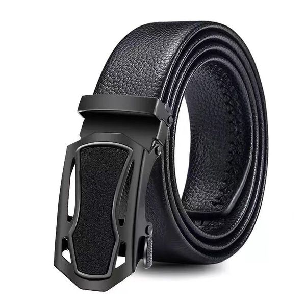 Matte Racing Car Design Men Business Casual Belt Automatic Buckle Box Set