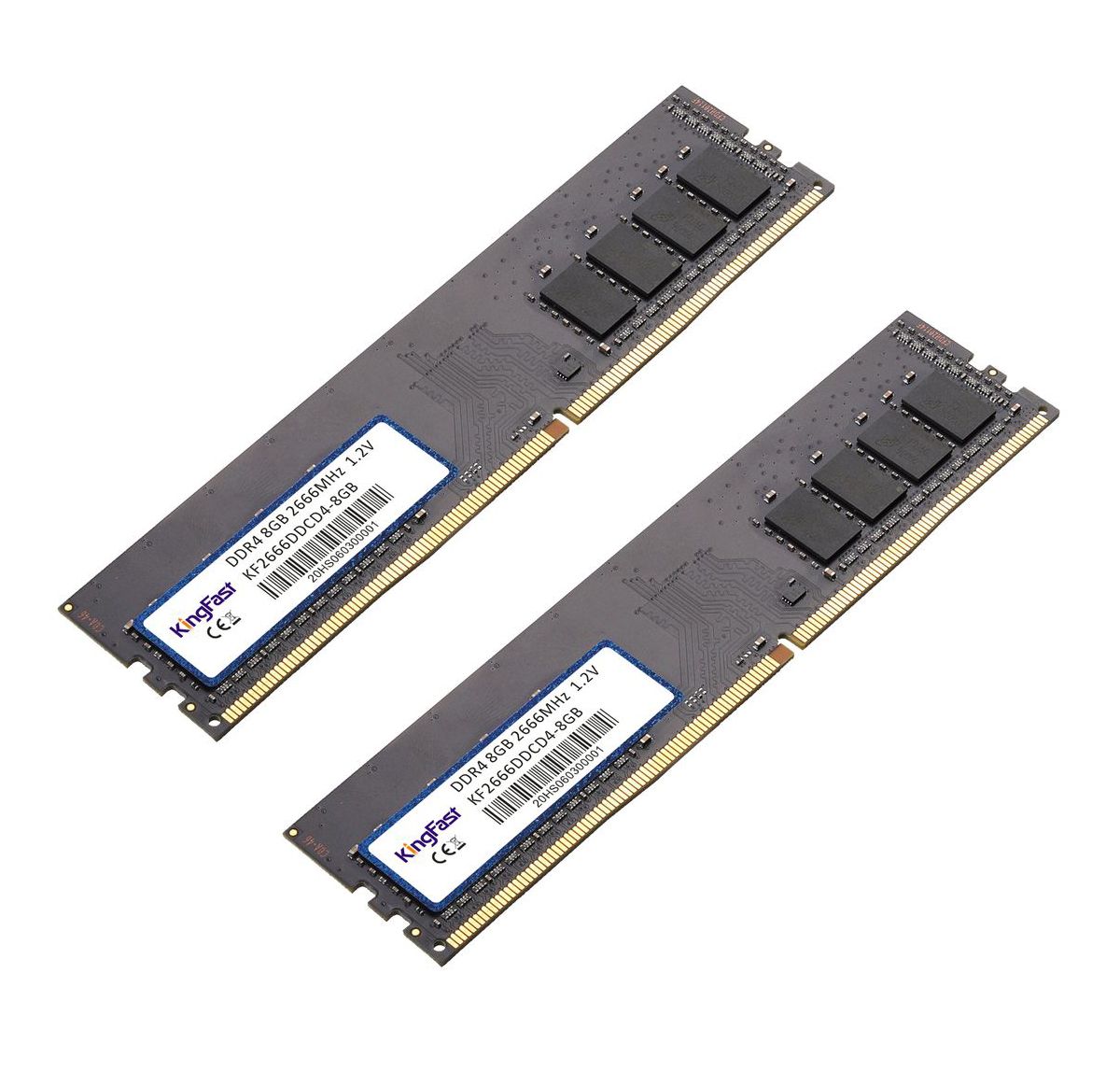 Kingfast 16GB DDR4 2666MHz Desktop RAM Combo (2 x 8GB DDR4 2666
