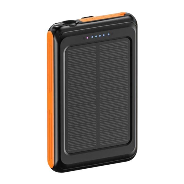 Wireless Solar Power 5000mAh Magnetic Powerbank with LED Light AE-75