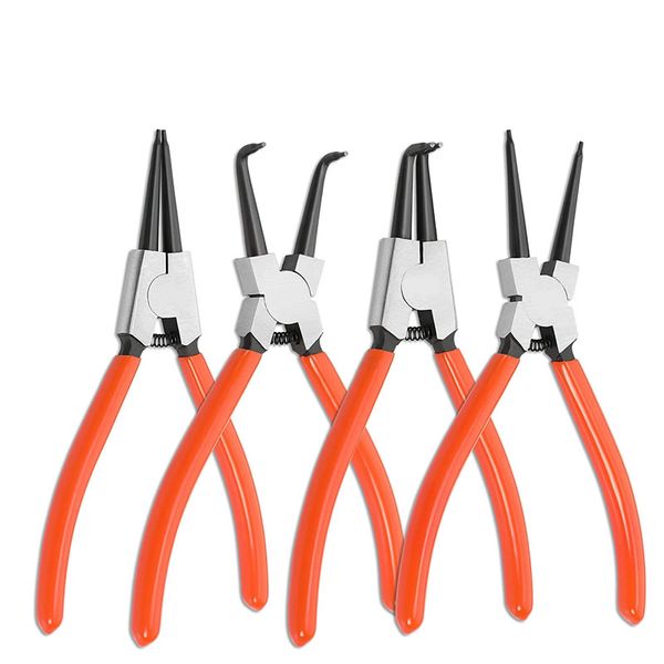 4 Piece Professional 7 Inch Circlip Pliers Set