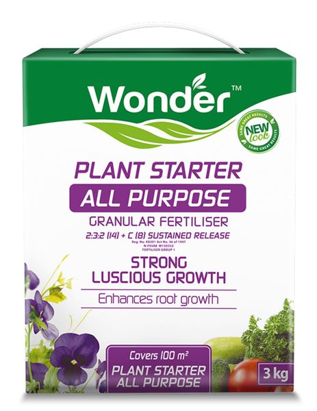 Wonder All Purpose Plant Starter 2:3:2 Fertiliser 3kg