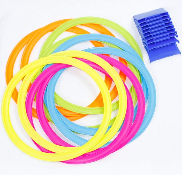Toys Kid's Hopscotch Rings, Indoor and Outdoor Balancing Game