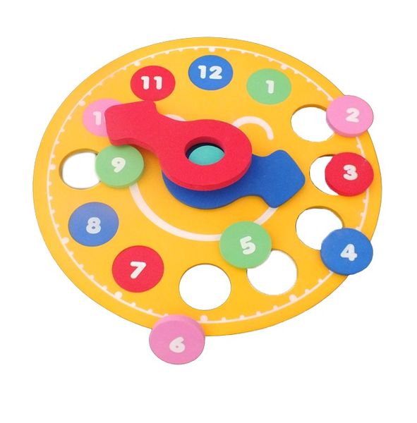 EVA Foam Clock Puzzle - Educational Learning Toy for Kids