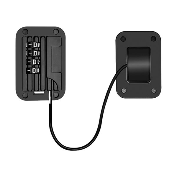 4-Digit Coded Combination Child Safety Locks for Refrigerators Door Black