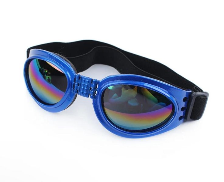 Dog Goggles Eye Wear Protection Waterproof Pet Sunglasses for Dogs blue