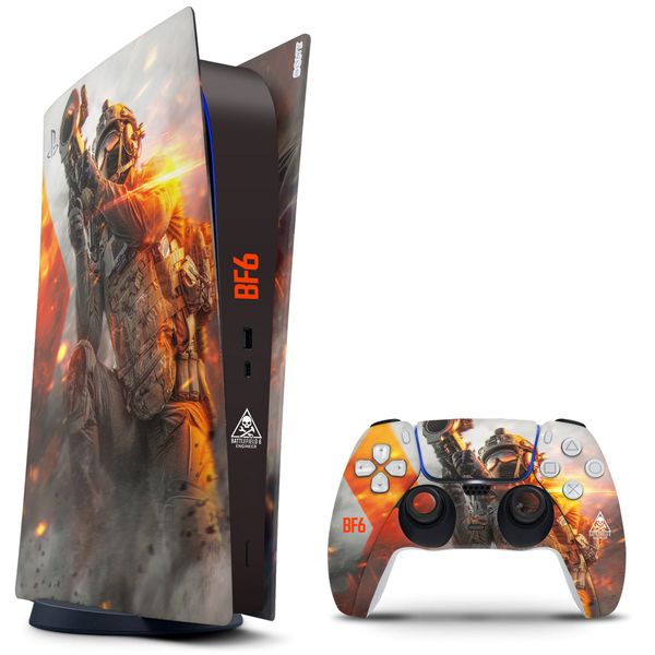 Decal Skin Compatible with PS5 Digital (No Disc): Battlefield 6 Engineer (Decal Only)