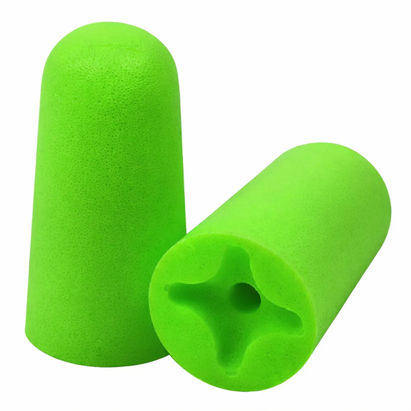 Disposable Foam Ear Plugs - Green - 1 Pair