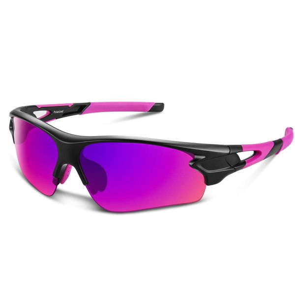 Polarized Sunglasses, UV400, Lightweight TAC Lenses, Rimless
