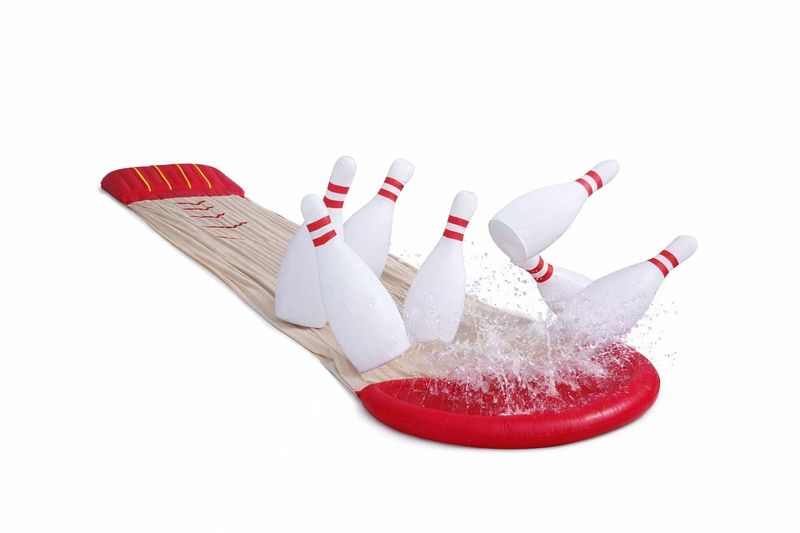 Inflatable Water Bowling Slide Game