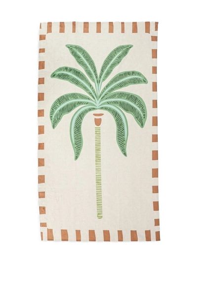 Cotton Printed Secunda Beach Towel, 85x160cm