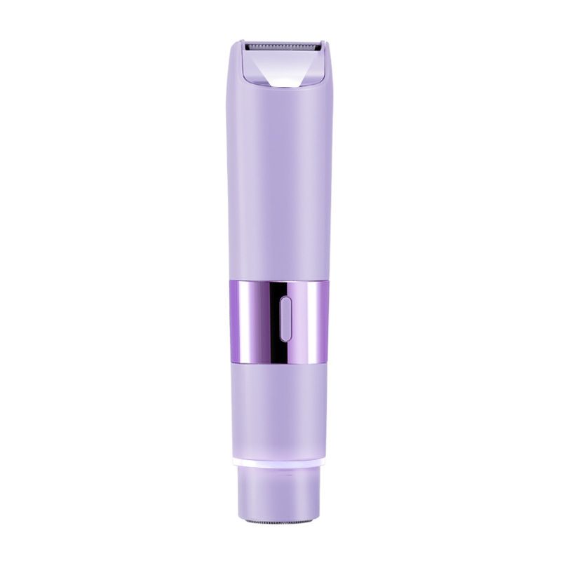Purple Women Electric Dual-Head Hair Remover-Body & Intimate Areas Shaver