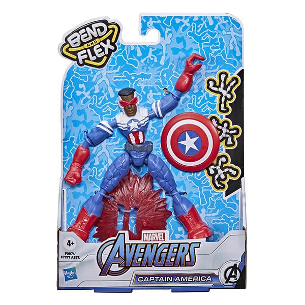 Marvel-Avengers Bend And Flex Captain America Falcon