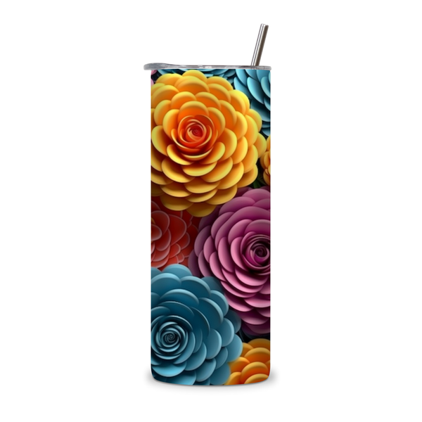 Printed Double Wall Skinny Tumbler - TBLR000018