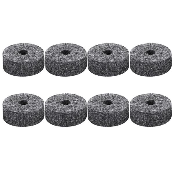 8pieces Black Cymbal Felt Pads