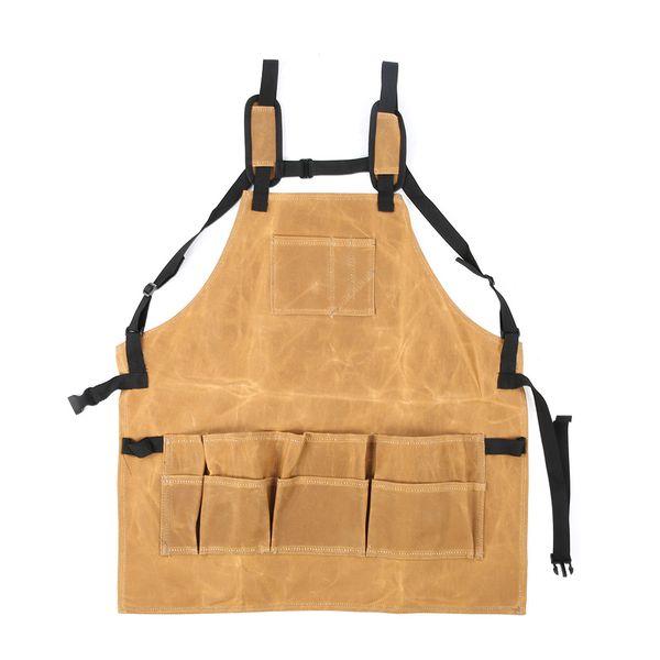 Waxed Canvas Waterproof BBQ Apron (Picnic)