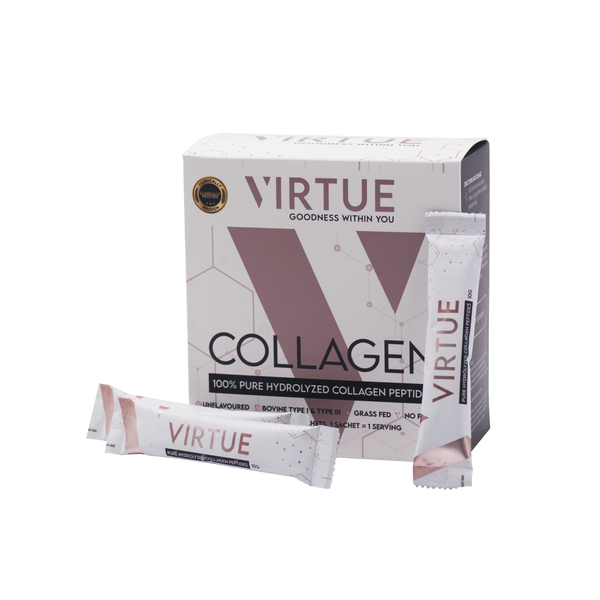 Virtue Pure Collagen Powder 30 x 10g Sachets.