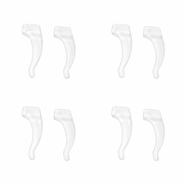4 Pairs Anti-Slip ,Anti-Fall Eyeglasses Holders, Non-Slip Ear Clips