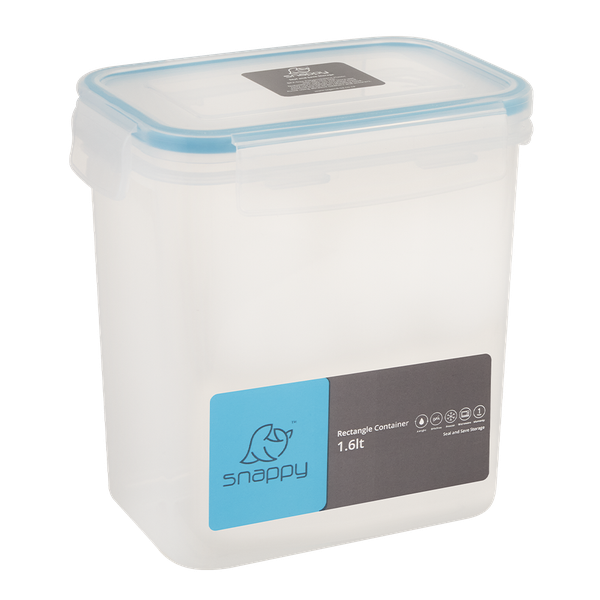 Snappy - Rectangular Food Storage Container - 1.6 Litre