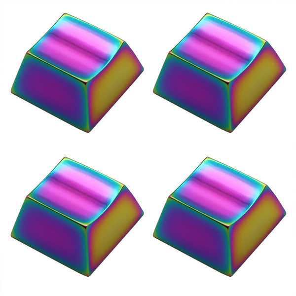 4PCS Keycaps Aluminum Alloy Keycaps Wear-resistant Keycaps