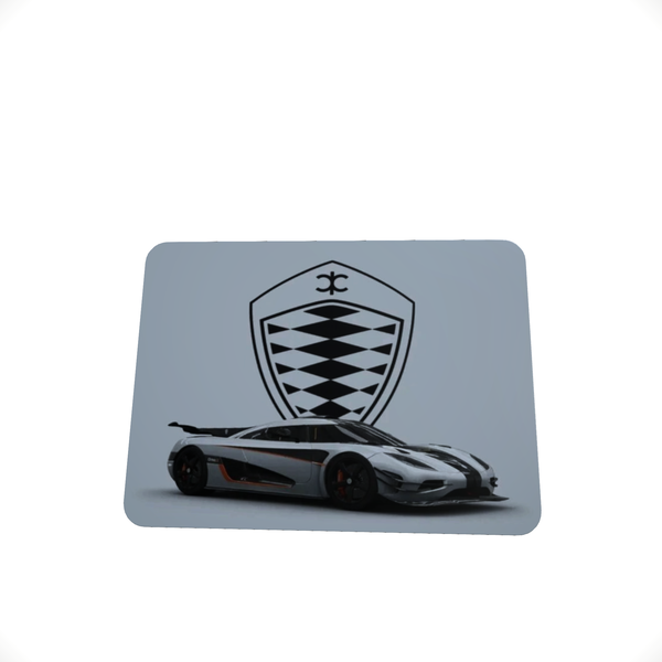 Koenigsegg Jesco White D-Mouse Pad