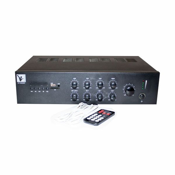Kentech HY1060MBT PA Amplifier 100W MAX 24VDC/100V USB/SD Card