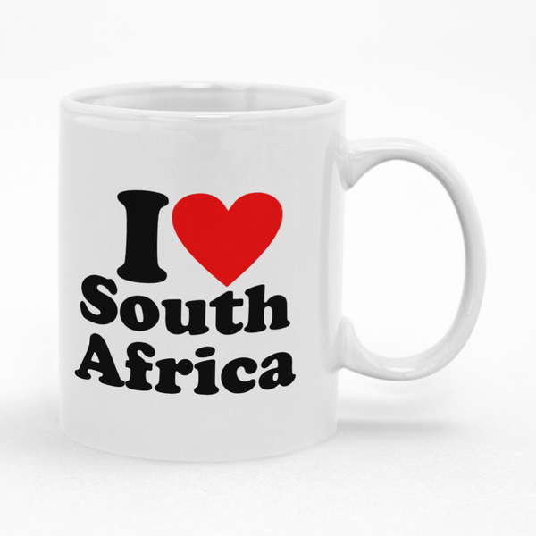 I Love South Africa Coffee Mug Cup