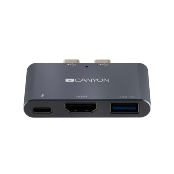 Canyon DS-1 3-in-1 Thunderbolt 3 Docking Station Space Grey CNS-TDS01DG