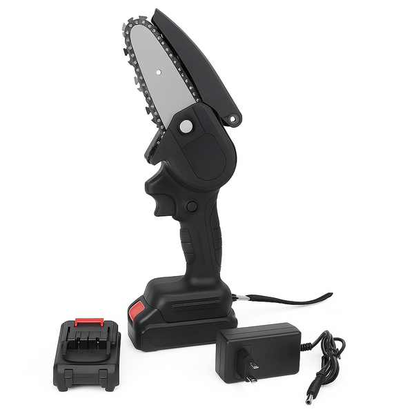 25V Cordless Chainsaw - 4-Inch Electric Mini Chainsaw