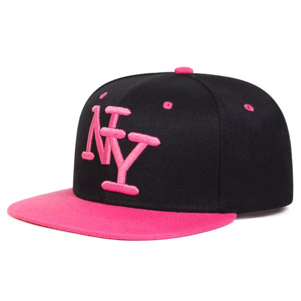 LA Letter Embroidered Patchwork Baseball Cap Outdoor Sunshade Hip-Hop Hat