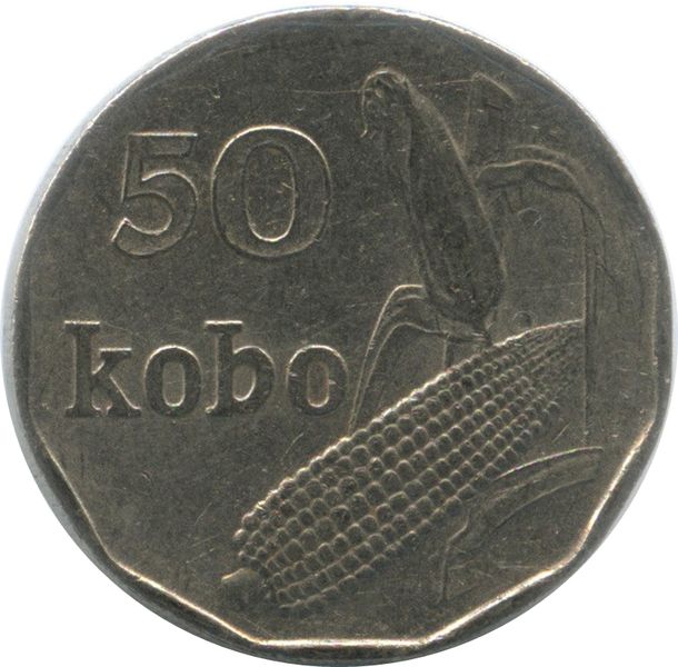 1991 Nigeria 50 Kobo