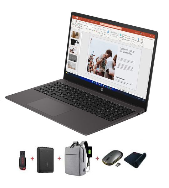 HP New G10 Celeron 8GB 256GB SSD Notebook-Student Kit